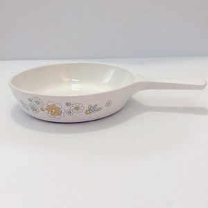 Vintage Corning Ware 6.5" Floral Bouquet Skillet Pan P-83-B USA Range Microwave